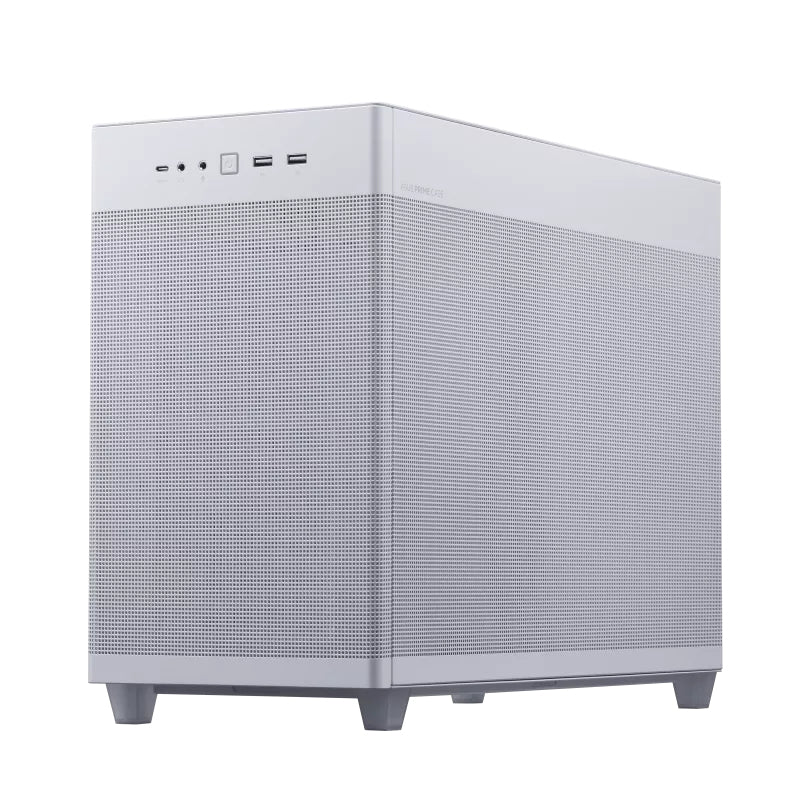ASUS PRIME AP201 CASE TG WHITE Mini Tower Weiß