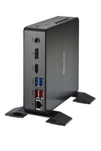 Shuttle XPC Nano PC NC40U3, Intel Core i3-1215U, 1x HDMI, 1x DP,1xUSB-C/DP, 6x USB3.2, 1x 2.5" bay, 2x M.2, 1x LAN, RAID, 24/7 Dauerbetrieb, inkl. VESA & Stand