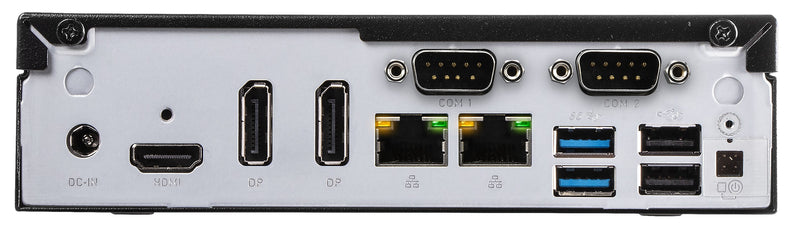 Shuttle Slim PC DH610 , S1700, 1x HDMI, 2x DP , 1x 2.5" , 2x M.2, 2x LAN (Intel 1G + 2.5G), 2x COM, 24/7 Dauerbetrieb, inkl. VESA