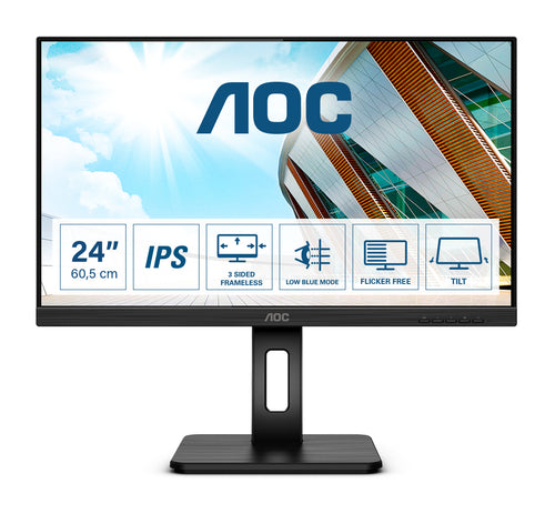 AOC P2 Q24P2Q Computerbildschirm 60,5 cm (23.8") 2560 x 1440 Pixel Quad HD LED Schwarz