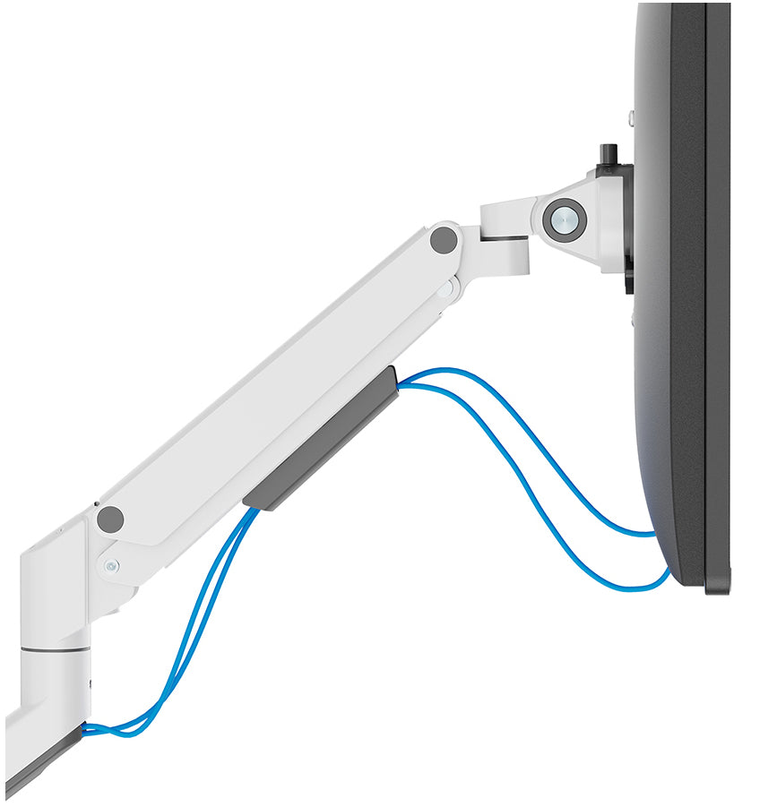Neomounts DS70-250WH1 Monitorarm 17-35" - Gasfeder - Topfix - 180°-Stopp
