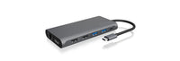 ICY BOX IB-DK4050-CPD, 12 in 1 USB Type-C® Notebook DockingStationk 2x HDMI 4K60Hz, 1x DP 4k60Hz