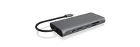 ICY BOX IB-DK4050-CPD, 12 in 1 USB Type-C® Notebook DockingStationk 2x HDMI 4K60Hz, 1x DP 4k60Hz