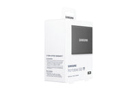 Samsung Portable SSD T7 1 TB USB Typ-C 3.2 Gen 2 (3.1 Gen 2) Grau