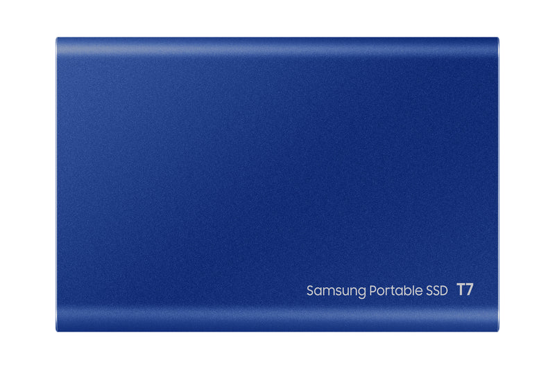 Samsung Portable SSD T7 2 TB USB Typ-C 3.2 Gen 2 (3.1 Gen 2) Blau