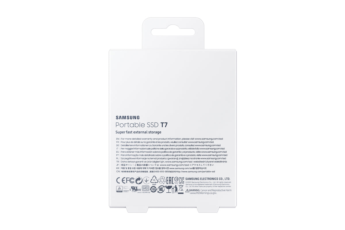 Samsung Portable SSD T7 1 TB USB Typ-C 3.2 Gen 2 (3.1 Gen 2) Blau