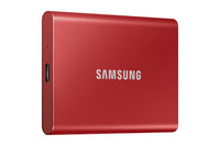Samsung Portable SSD T7 500 GB USB Typ-C 3.2 Gen 2 (3.1 Gen 2) Rot