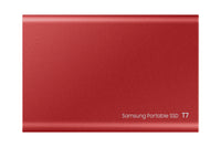 Samsung Portable SSD T7 500 GB USB Typ-C 3.2 Gen 2 (3.1 Gen 2) Rot