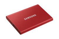 Samsung Portable SSD T7 500 GB USB Typ-C 3.2 Gen 2 (3.1 Gen 2) Rot