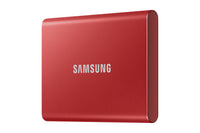 Samsung Portable SSD T7 500 GB USB Typ-C 3.2 Gen 2 (3.1 Gen 2) Rot