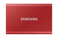 Samsung Portable SSD T7 500 GB USB Typ-C 3.2 Gen 2 (3.1 Gen 2) Rot