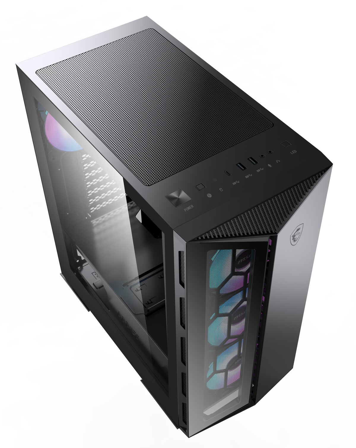 MSI MPG GUNGNIR 110R Computer-Gehäuse Midi Tower Schwarz