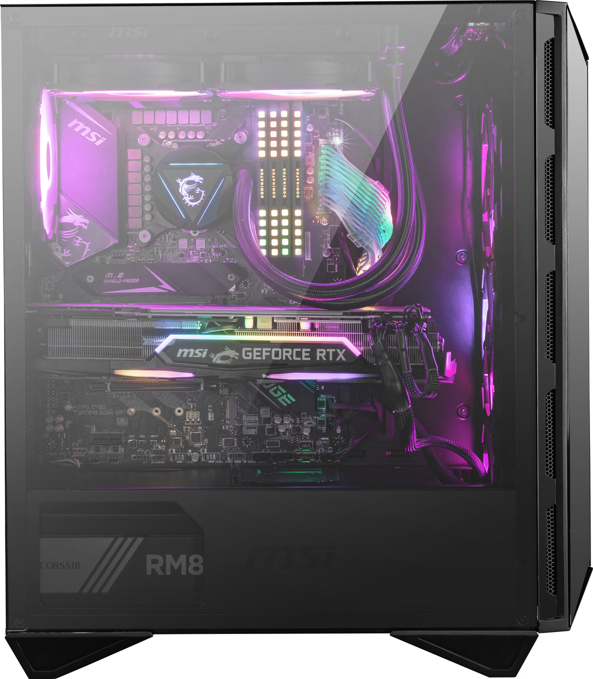MSI MPG GUNGNIR 110R Computer-Gehäuse Midi Tower Schwarz