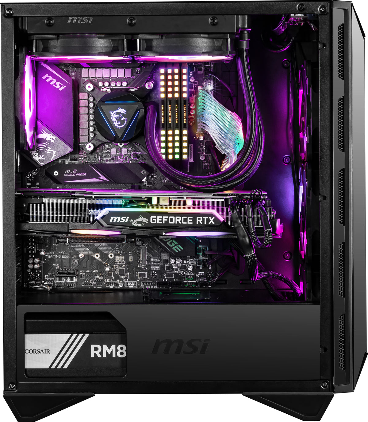 MSI MPG GUNGNIR 110R Computer-Gehäuse Midi Tower Schwarz