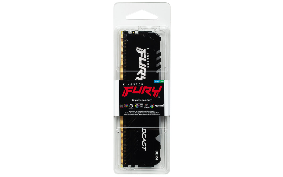 Kingston Technology FURY Beast RGB Speichermodul 16 GB 1 x 16 GB DDR4 288-pin DIMM