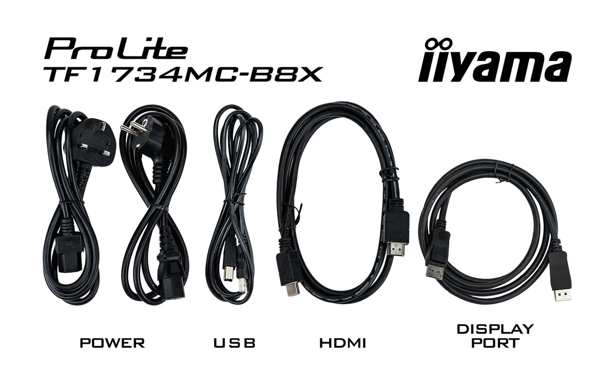 iiyama ProLite TF1734MC-B8X Computerbildschirm 43,2 cm (17") 1280 x 1024 Pixel Touchscreen