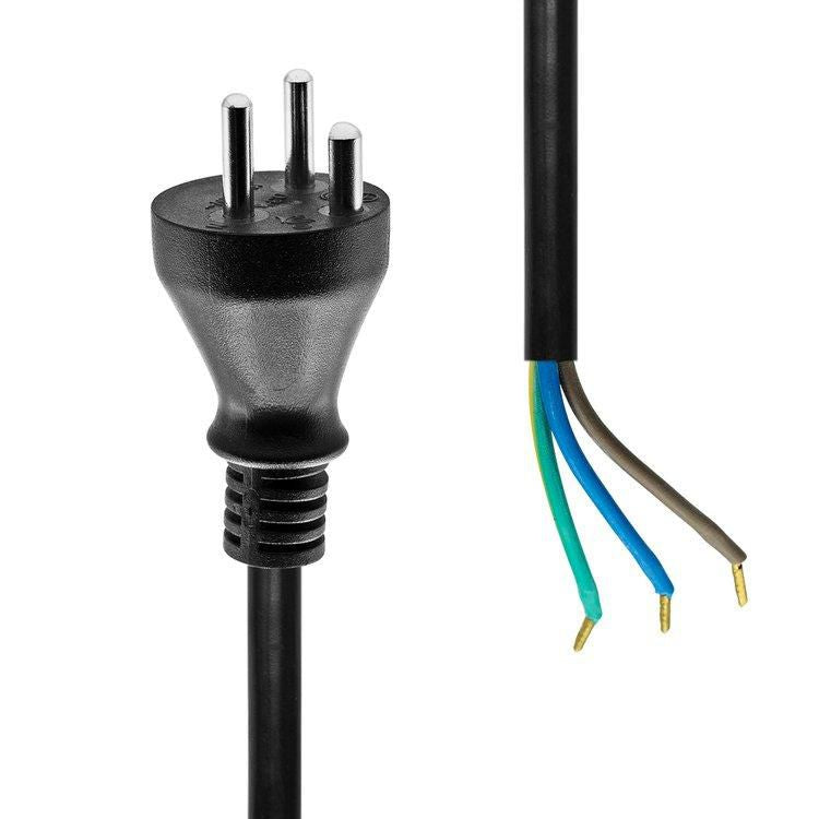 Microconnect MC-PE010DKB-OE Stromkabel Schwarz 10 m Netzstecker Typ K