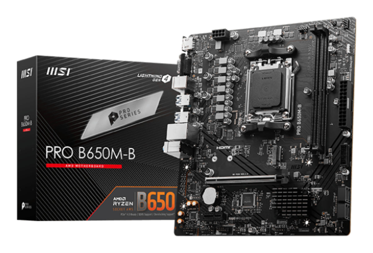 MSI PRO B650M-B Motherboard AMD B650 Sockel AM5 micro ATX