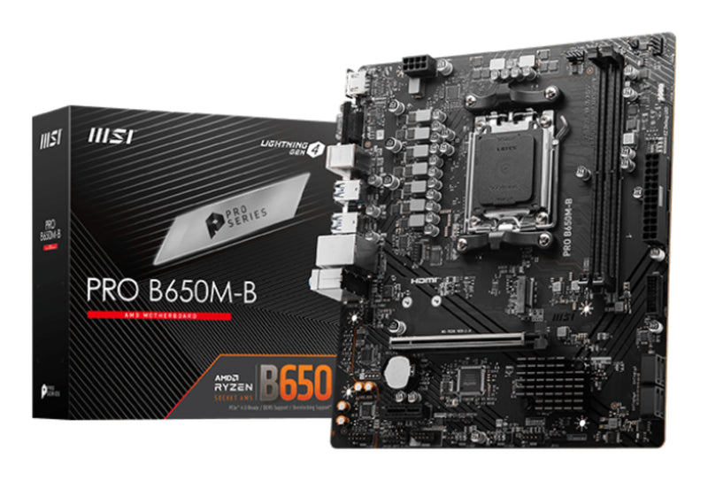 MSI PRO B650M-B Motherboard AMD B650 Sockel AM5 micro ATX