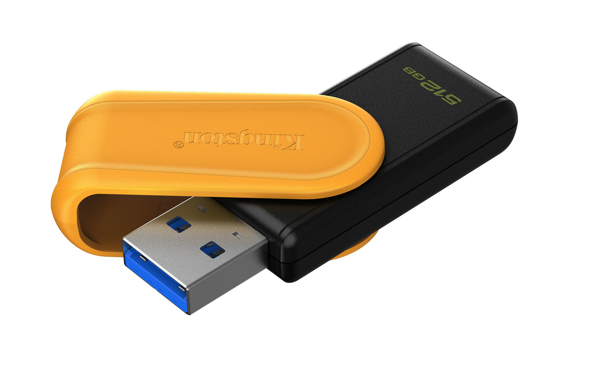 Kingston Technology DataTraveler 512GB Portable USB 3.2 Gen 1 Exodia S (Schwarz/Gelb)