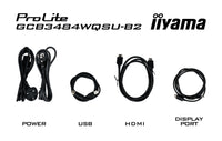 iiyama G-MASTER GCB3484WQSU-B2 34IN PRO-GAMING 0.4MS VA LCD 3440X144 Computerbildschirm 86,4 cm (34") 3440 x 1440 Pixel UltraWide Quad HD Schwarz