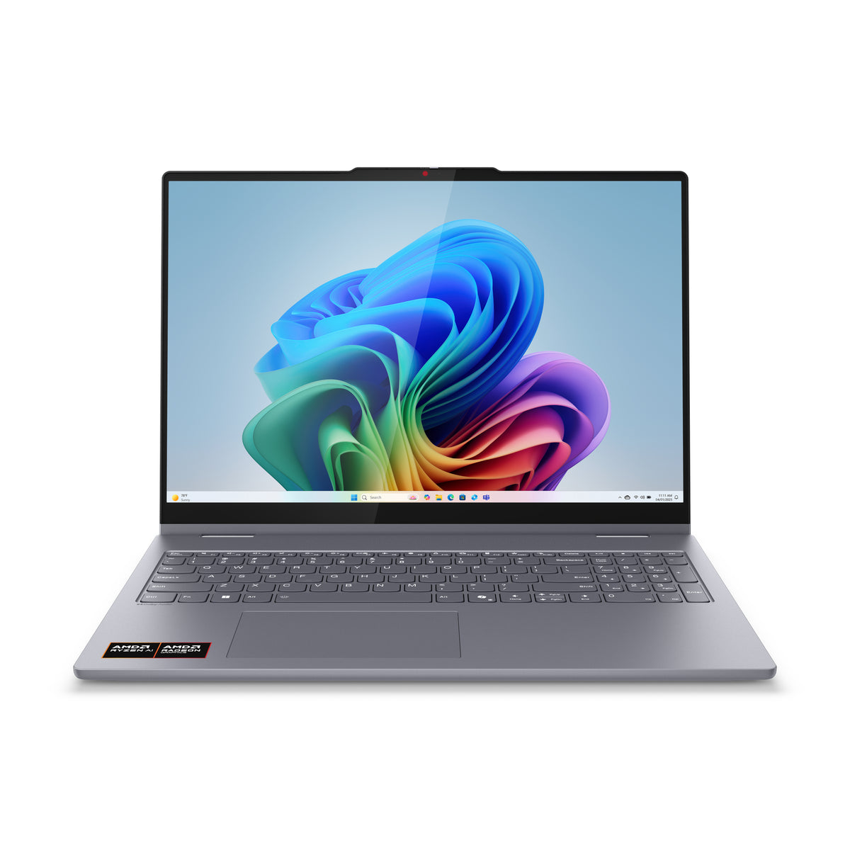 Lenovo IdeaPad 5 2-in-1 16AKP10 Copilot+ PC AMD Ryzen AI 7 350 Hybrid (2-in-1) 40,6 cm (16") Touchscreen WUXGA 16 GB LPDDR5x-SDRAM 1 TB SSD Wi-Fi 7 (802.11be) Windows 11 Home Deutsch Grau