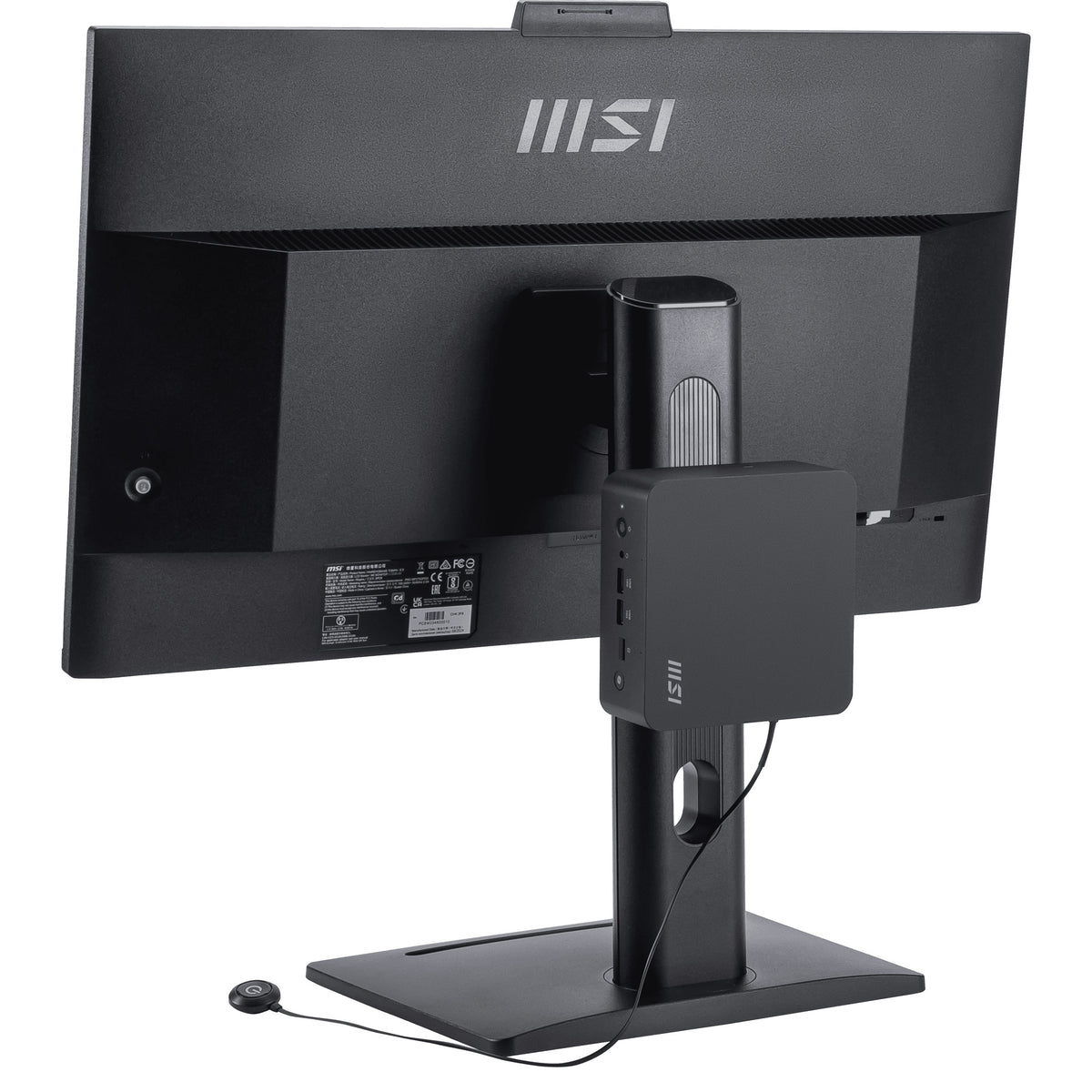 MSI Cubi NUC AI+ 2MG-030AT Copilot+ PC Intel Core Ultra 7 258V 32 GB LPDDR5x-SDRAM 1 TB SSD Windows 11 Pro Mini PC Mini-PC Schwarz