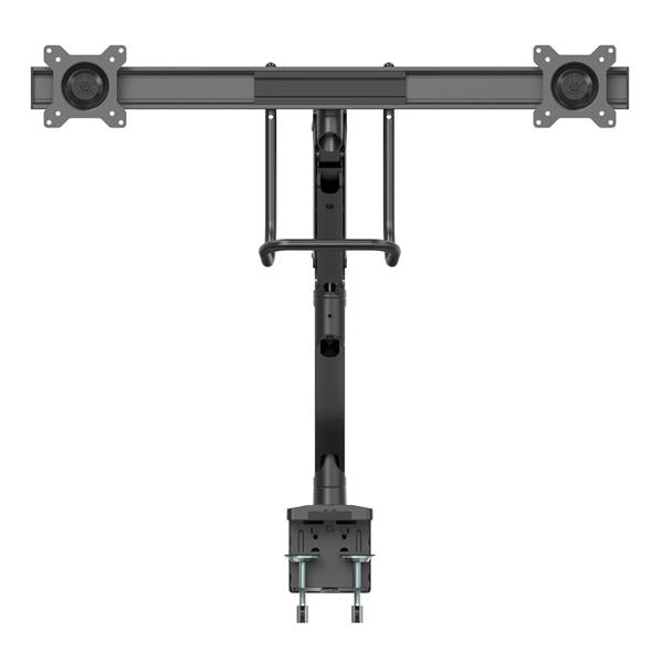 StarTech.com Dual-Monitorarm - Ergonomische Halterung für VESA-Bildschirme bis 32" (8kg) - Griff für Synchronisierte Einstellung - Höhenverstellbar - Tischklemme/Tischlochmontage