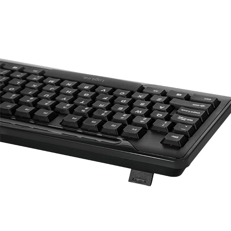 LogiLink ID0194 Tastatur Maus enthalten RF Wireless Schwarz