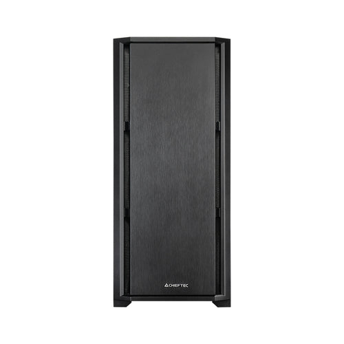 Chieftec mATX Gehäuse AS-02B-TG-OP, black 2 x2.5, 2x 3.5, Lüfter optional, Glasfen.