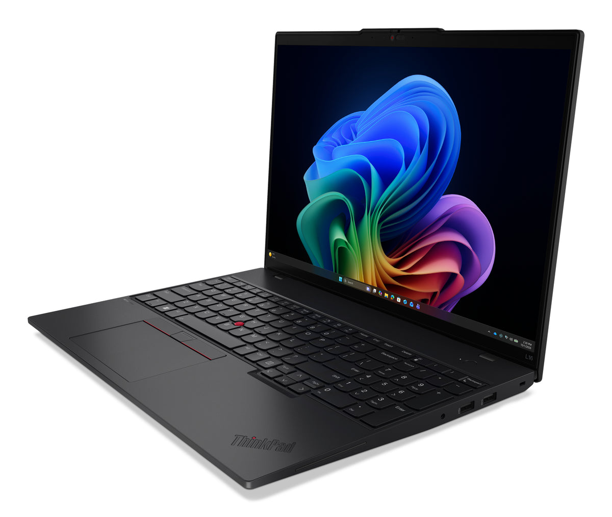 Lenovo ThinkPad L16 Gen 3 (AMD) Copilot+ PC AMD Ryzen AI 7 445 Ordinateur portable 40,6 cm (16") WUXGA 32 Go DDR5-SDRAM 512 Go SSD Wi-Fi 7 (802.11be) Windows 11 Pro Allemand Noir