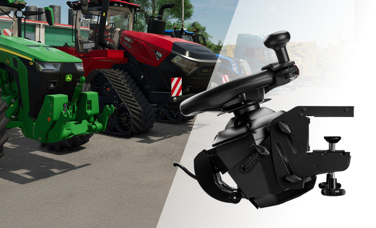 Thrustmaster T128 SimTask Farming Pack Schwarz USB Lenkrad + Pedale + Schalthebel Analog / Digital PC, PlayStation 4, PlayStation 5