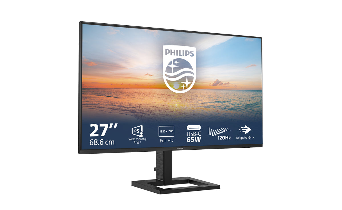 Philips 1000 series 27E1N1300AE/00 Computerbildschirm 68,6 cm (27") 1920 x 1080 Pixel Full HD LCD Schwarz