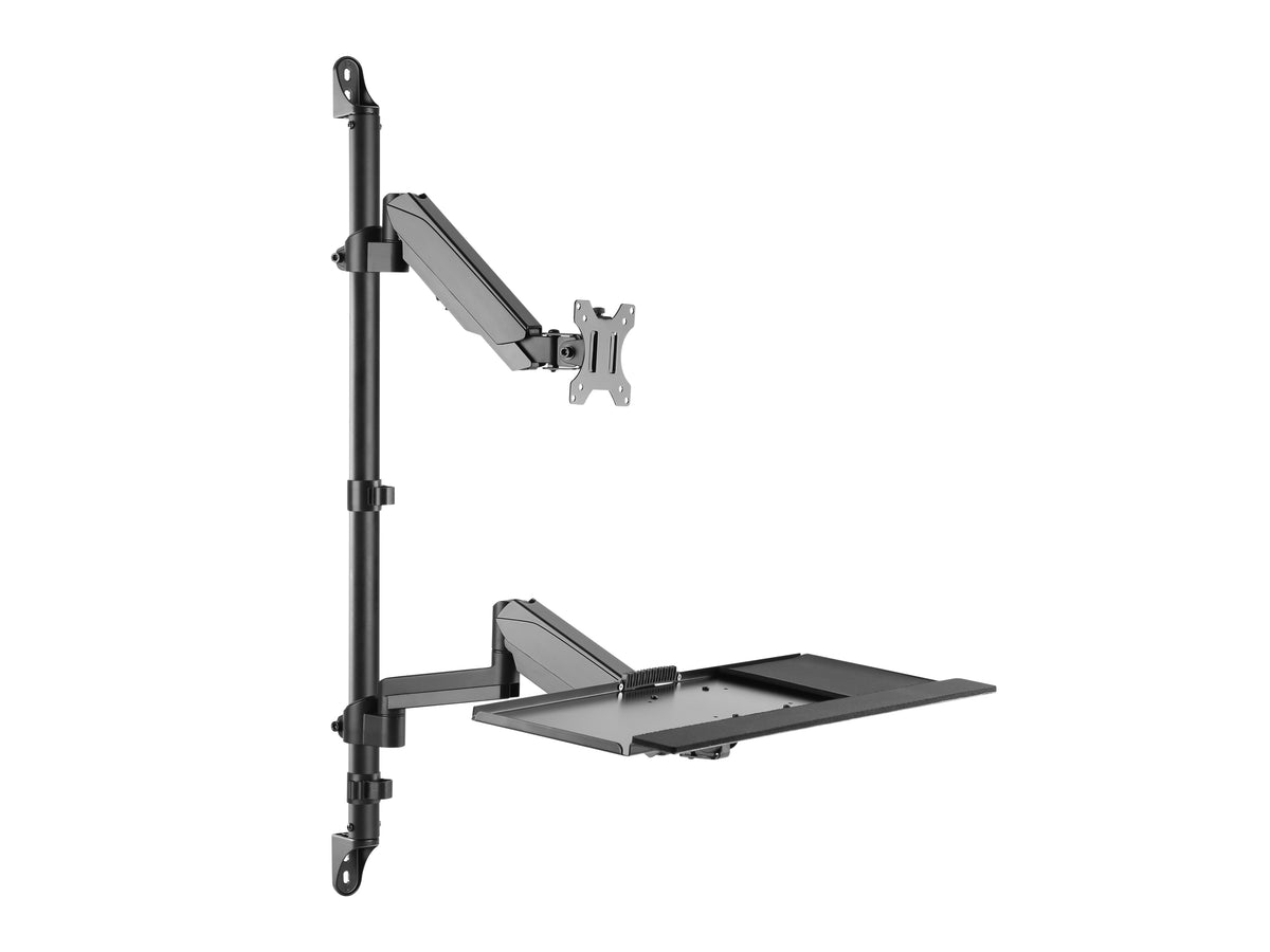 Equip 17"-32" Einzelmonitor-Wandmontage-Arbeitsstation