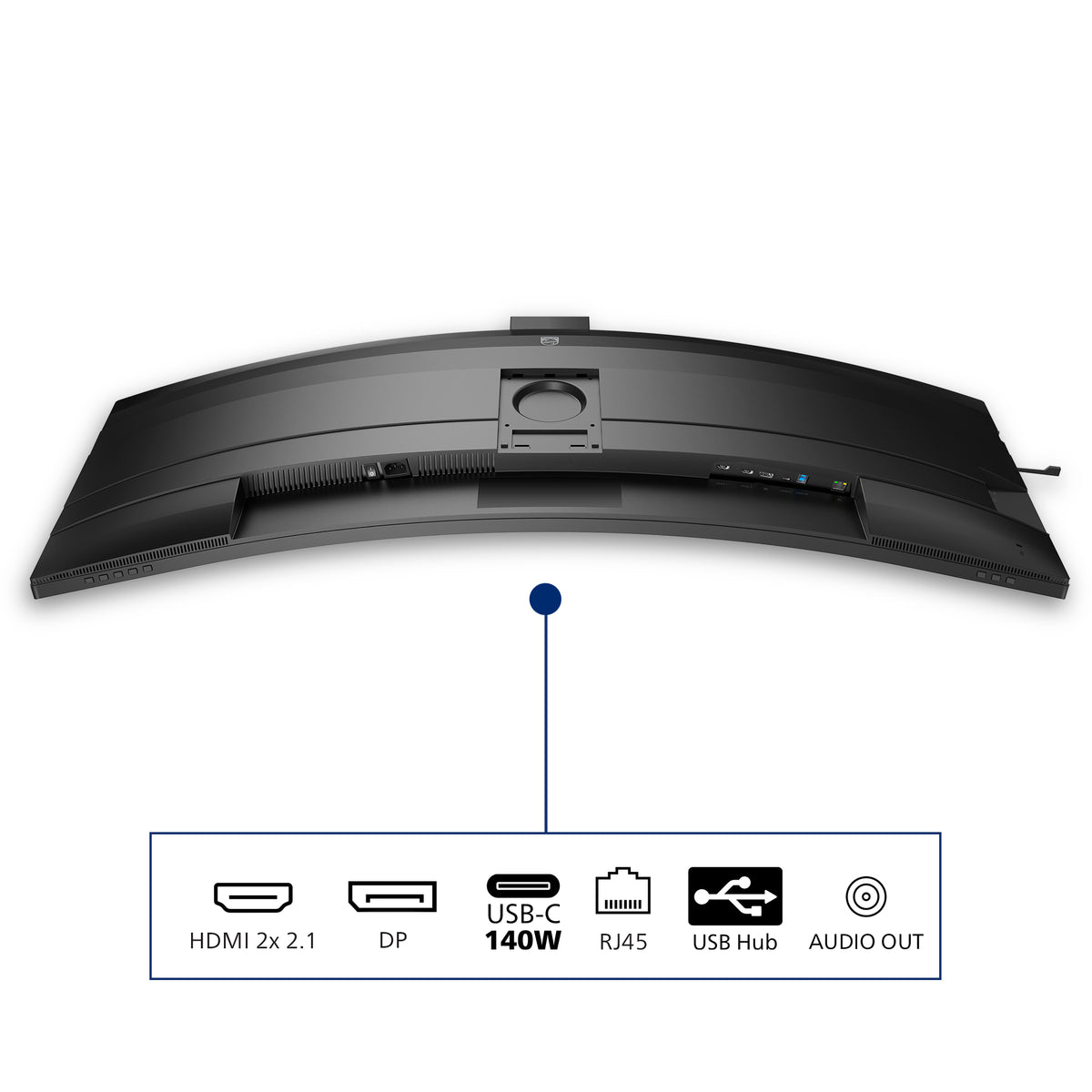 Philips 5000 series 49B2U5900CH/00 Computerbildschirm 124 cm (48.8") 5120 x 1440 Pixel Dual QHD LCD Schwarz