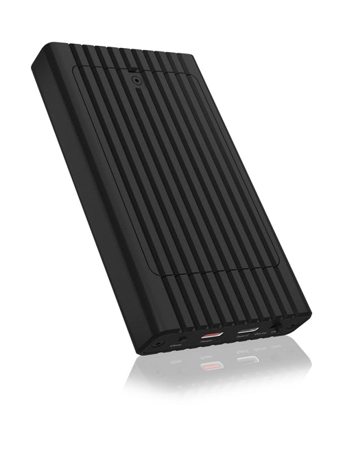 ICY BOX Externes USB-C 3.2 Gehäuse für 2x M.2 NVMe SSD mit Klonfunktion