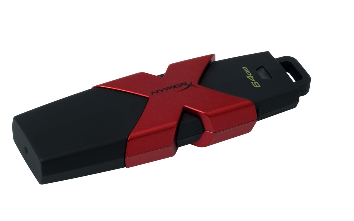 HyperX 64GB USB-Stick USB Typ-A 3.2 Gen 1 (3.1 Gen 1) Schwarz, Rot