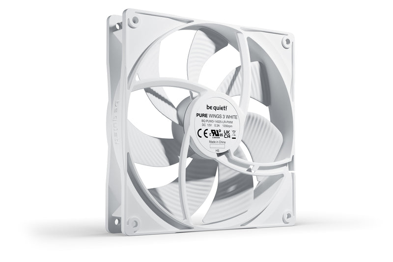 be quiet! Pure Wings 3 140mm PWM White Computergehäuse Ventilator 14 cm Weiß 1 Stück(e)