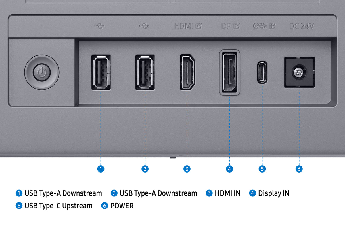 Samsung M90SF Computerbildschirm 81,3 cm (32") 3840 x 2160 Pixel 4K Ultra HD OLED Silber