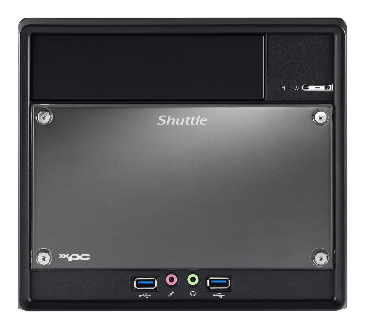 Shuttle XPC cube Barebone SH610R4 - S1700, Intel H610, 1x PCIe X16, 1x PCIe X1, 1x LAN,1x HDMI, 2x DP, 1x VGA 2x 3.5"