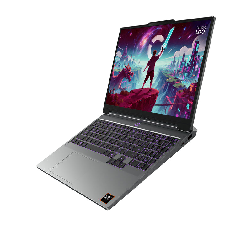 Lenovo LOQ 15AHP11 AMD Ryzen™ 7 250 Laptop 38,9 cm (15.3") WUXGA 16 GB DDR5-SDRAM 1 TB SSD NVIDIA GeForce RTX 5060 Wi-Fi 6 (802.11ax) Windows 11 Home Deutsch Grau