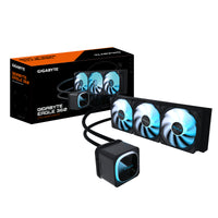 GIGABYTE EAGLE 360 Flüssig-CPU-Kühler - 3x120mm ARGB-Lüfter, Vollfarb-LCD, DAISY-CHAIN, Kompatibel mit Intel LGA 1851 und AMD AM5