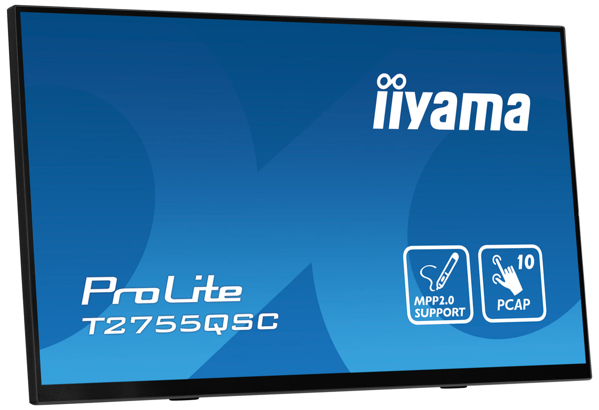 iiyama ProLite T2755QSC-B1 Computerbildschirm 68,6 cm (27") 2560 x 1440 Pixel Quad HD LCD Touchscreen Schwarz