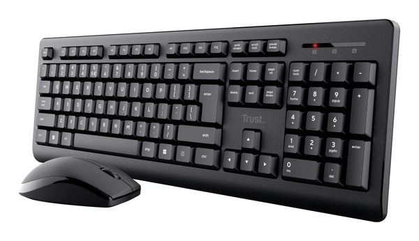 Trust Primo Tastatur Maus enthalten Büro RF Wireless QWERTZ Deutsch Schwarz
