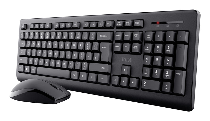 Trust Primo Tastatur Maus enthalten Büro RF Wireless QWERTZ Deutsch Schwarz