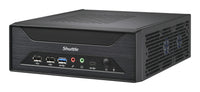 Shuttle XPC slim Barebone XH810 - S1851, Intel H810, 1xDP, 2xHDMI, 3x COM (RS232) , 2x Intel LAN,2x2.5", 8x USB, 3x M.2, 24/7 Dauerbetrieb