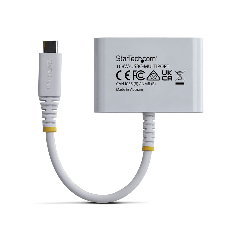 StarTech.com USB-C zu HDMI Multiport Adapter mit 140W PD Ladeleistung, 4K 60Hz HDMI, USB 5Gbps Hub, Mini Dock für MacBook / Dell / Thinkpad / HP / iPad / Tablets