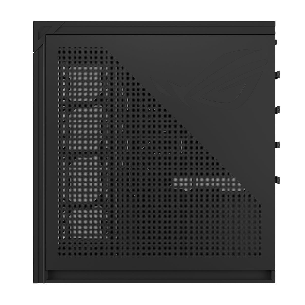 ASUS ROG CRONOX GR801 CURVE TG ARGB BLACK Midi Tower Schwarz