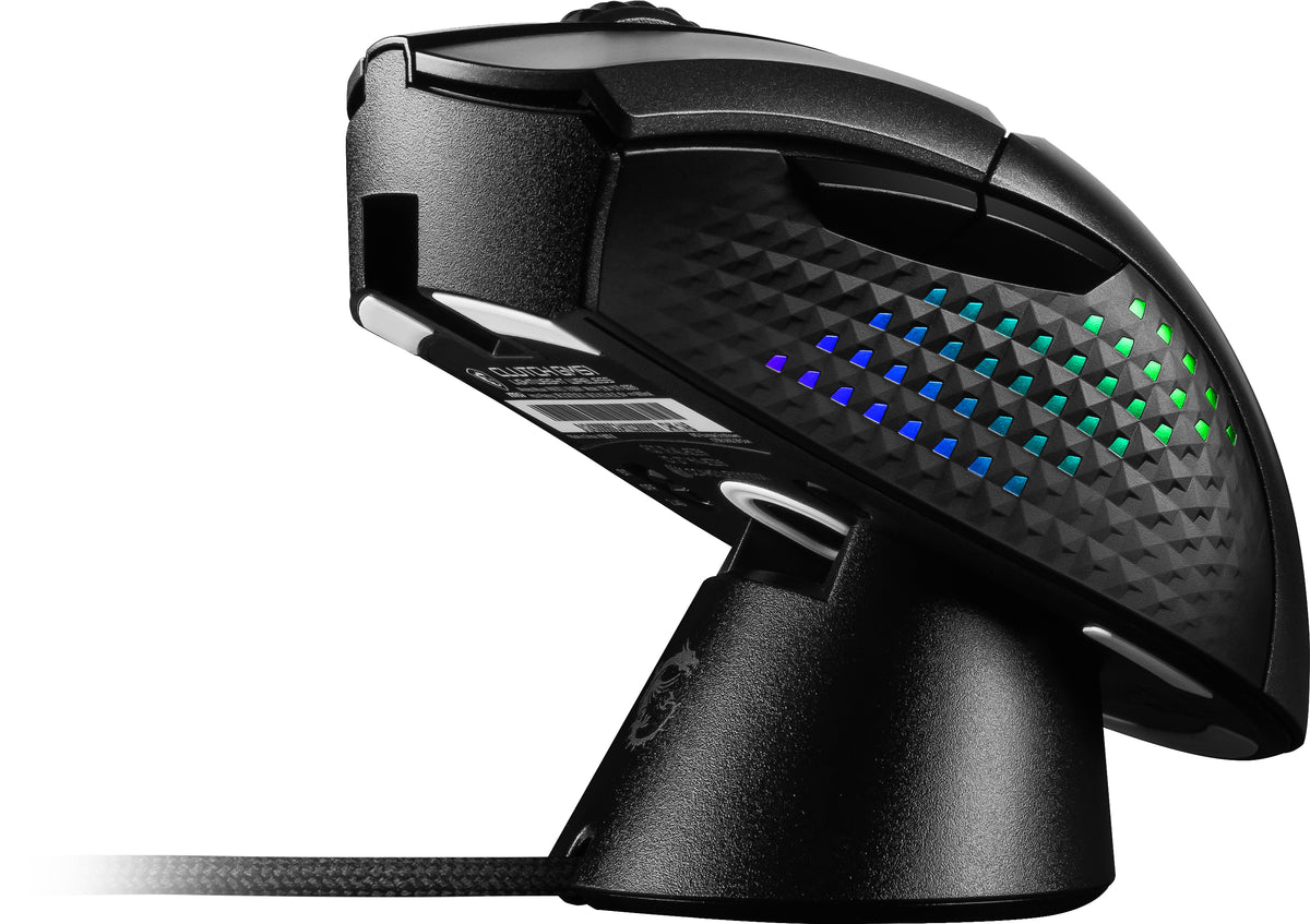 MSI CLUTCH GM51 LIGHTWEIGHT WIRELESS Maus Gaming rechts RF Wireless + Bluetooth + USB Type-C Optisch 26000 DPI