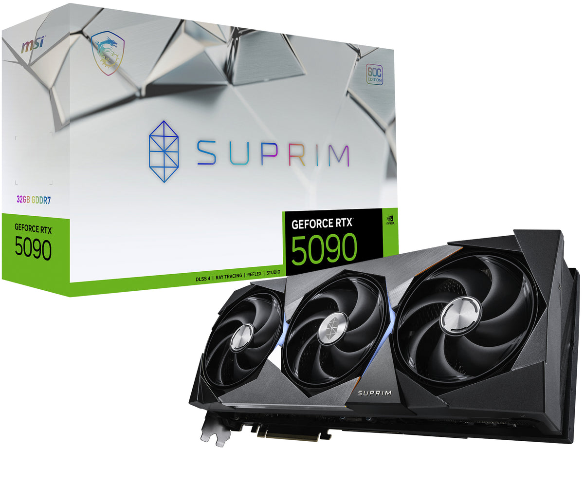 MSI SUPRIM GEFORCE RTX 5090 32G SOC Grafikkarte NVIDIA 32 GB GDDR7